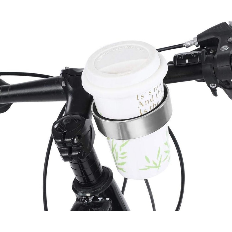 Alomejor Bicicleta Manillar portavasos Aleaci¨®n de Aluminio Bicicleta Botella de