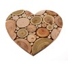 Heart Shaped Wooden Trivet for Hot Dishes - Romantic Idea