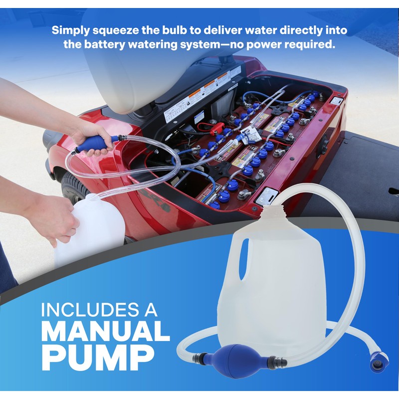 Water My Battery E-Z-GO TXT (6-6v) Battery Watering System |