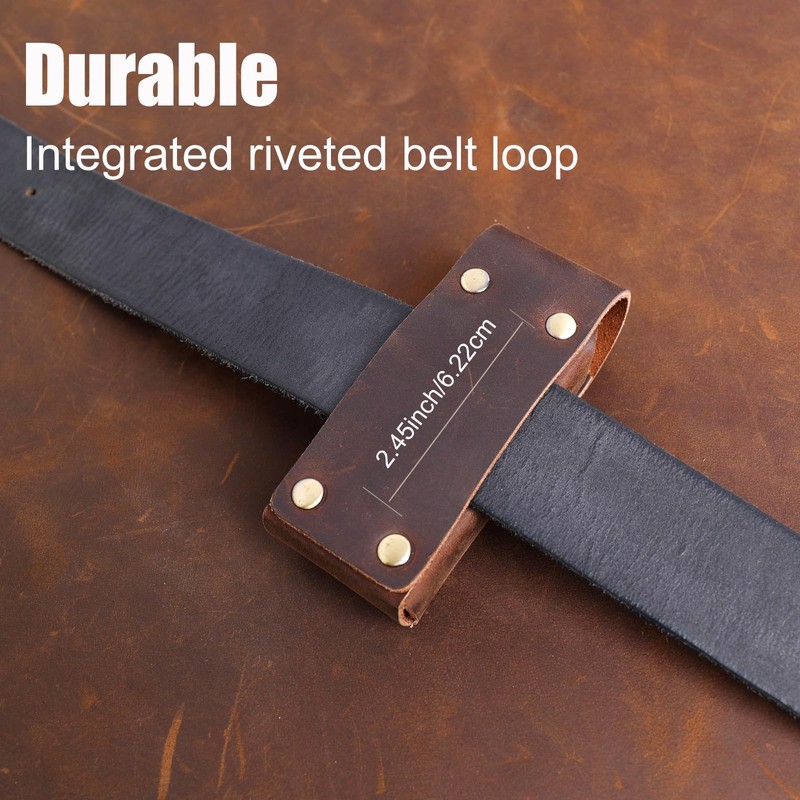 Topstache Leather Multitool Sheath for Leatherman Wave & Wave+ -