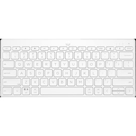 HP 350 Bluetooth-Tastatur | Bluetooth 5.2 | 60% Tastatur | bis zu 2 Jahre Akkulaufzeit | batteriebetrieben (AAA) | QWERTZ | Weiß | Windows, macOS, iPadOS, ChromeOS, Android und iOS kompatibel
