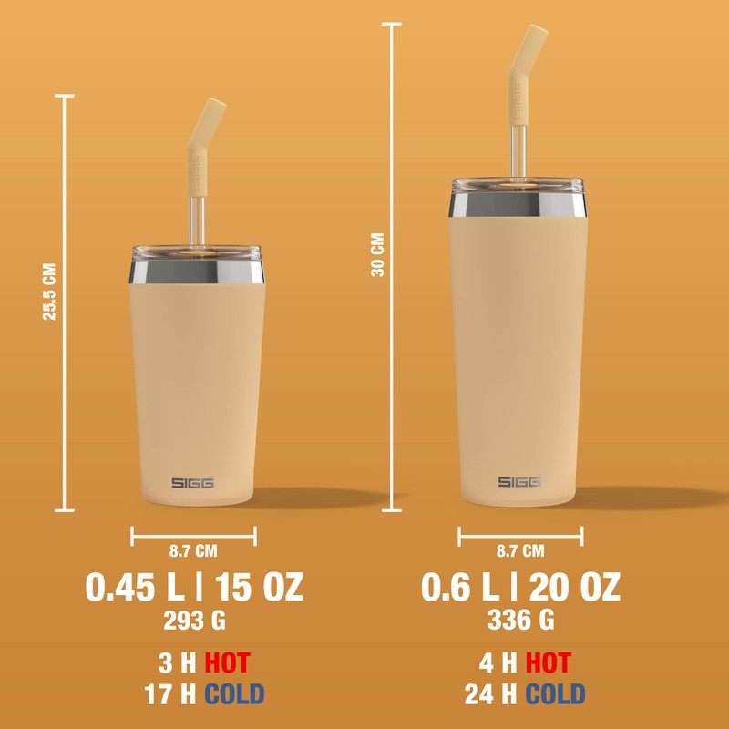 SIGG Helia Tumbler, Muted Peach, 0.6 L
