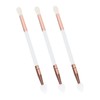 BIUDECO 3pcs Mini Eyeshadow Makeup Brush Double-ended Portable Gentle on