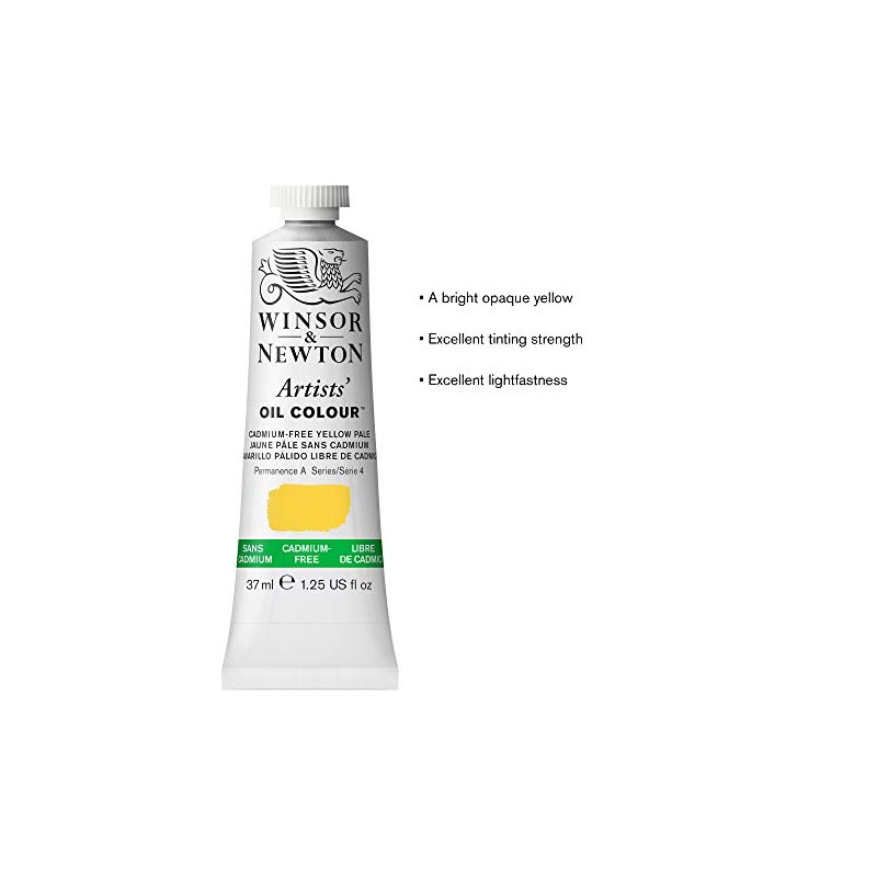 Winsor & Newton Pintura al Óleo 37 ml Yellow Pale