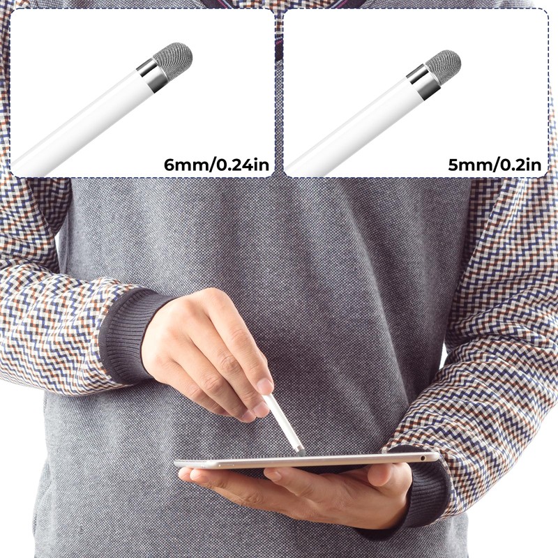 24Pcs Fiber Mesh Stylus Tips Replaceable Stylus Pen Replacement Tip