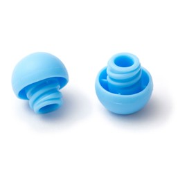 DryFur Syringe Caps for Pets fit Slip leur and Lock luer Blue (50 caps)
