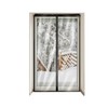Black thermal insulation magnetic windproof vinyl curtain 90x210