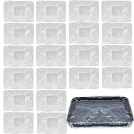 20Pcs Disposable Paint Tray Liners 18 Inch Paint Roller Tray Liners Paint Pan Liners Plastic Paint Tray Liner Bag Covers Large Paint Roller Tray Liner Set for House Walls Ceilings Painting
