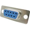 DB9 9 Pin Female Connector PCB Mount Soldering Type D-Sub