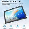 Android 14 Tablet, 10.1 inch 8GB RAM+64GB ROM/1TB(Max), 2 in
