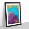 Ticket To Ride Abstract Framed Print for Living Room Bedroom