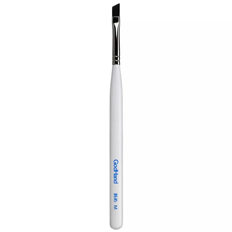 GodHand Brushwork Softest Angular Brush M w/ Cap (Medium) GH-BRSUP-NM