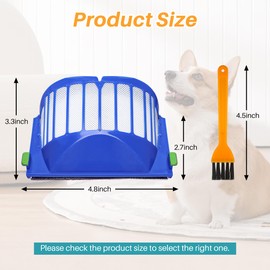 15 Pack AeroVac Filter Roomba 600 Series iRobot, Vacuum Cleaner Accessories for iRobot 500 & 600 Series with a Brush, Roomba 600 Series Replacement Parts, Roomba AeroVac Filter