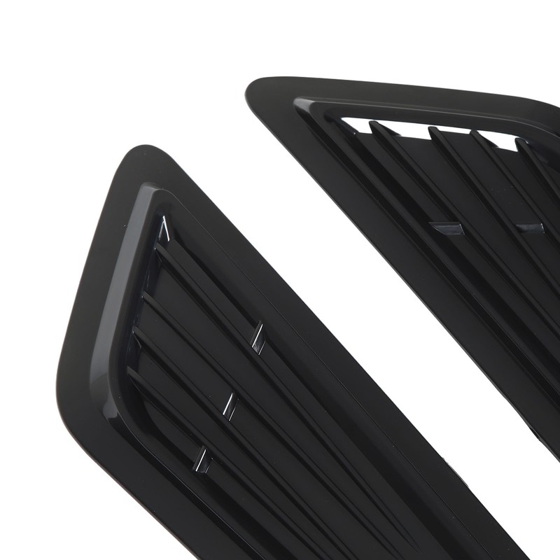 2 Pcs Hood Vent Cover Black Air Intake Dashboard Decorative