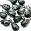 Seraphenite Necklace Drop Natural Stone Pendant Silver 925 Power Stone