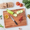 OAKSWARE Cutting Boards, 17x13 Large Acacia Wooden Cutting Board for