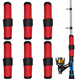 LXUEJIE 6 Pcs Fishing Lure Wraps, 5.9 Inch Fishing Lure Covers Fish Pole Sleeve Lures Wrap Fish Hook Covers Protector Guard to Keep Fishermen Fish Safe for Fish Rod