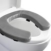 Toilet Seat Cushion with 2-inch High-Density Foam,Toilet Seat Riser-Suitable for