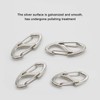SJUIEO Zipper Clip, Anti-Theft Hook, Double Opening Backpack Zipper Lock,