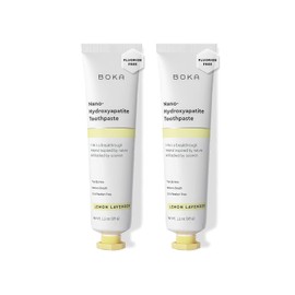 Boka- “Sin Fluoruro Tamaño de Viaje Pasta de DientesNano Hidroxiapatita, Remineralizante, Dientes Sensibles, Whiteni