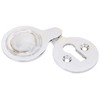 Merriway® BH01810 Victorian Covered Keyhole Escutcheon - Chrome Plated