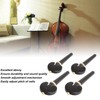 4Pcs Cello Tuning Pegs Smooth Fine Adjustment Ebony Wood Orchestral