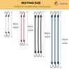 WeFine Pack of 10 Bungee Cords with Hooks Weatherproof &