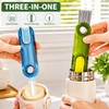 3-in-1 Cup Cleaning Brush for Lids & Gaps – Rotating