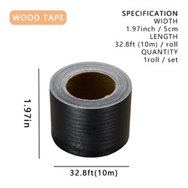 Audvln Grain Repair Tape, 2 inches x 32 feet Grain Tape, Self-Adhesive Tape for Furniture, Flooring, Cabinets, Doors, Windows, Handmade DIY