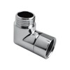 Qianly G1/2 Shower Elbow Adapter Coupling, Bathroom Fixtures, Pipe Fittings,