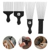 Mikinona 4Pcs Hair Comb Stainless Steel Picks for Curly Hair