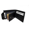 Leatherboss Men's Snap and Secured Wallet Credit Card Case -