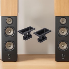 Estink 3-20KHz Wide Dispersion Horn Tweeter, Dual Drive Ceramic High Sensitivity Piezoelectric Speaker, Piezoelectric Speaker Buzzer Treble for Home Subwoofer Stage Loudspeaker DJ Speaker