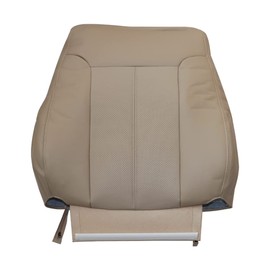 GXARTS Driver Side Top Lean Back Tan Replacement Seat Cover Compatible with Ford F250 F350 F450 F550 2011 2012 201320142015 2016 Lariat FX4 XLT with Leather 4X4 2WD Single Cab Quad Cab