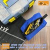 Pack of 7 Tool Pouch Zipper Bags, Waterproof, Heavy-Duty Ballistic