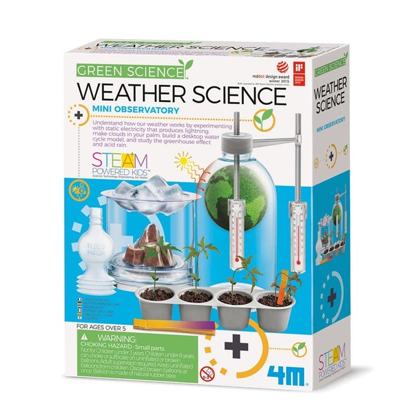 4M Weather Station Kit - Climate Change, Global Warming, Lab - STEM Toys Educational Gift for Kids & Teens, Girls & Boys 8.5 x 4.75 inches