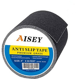 10cm*9.2m Anti Slip Tape Grip Traction Outdoor Stair Treads, Non Skid Safety Tape for Stairs, Steps, Floors, Ramps, Skateboard Black