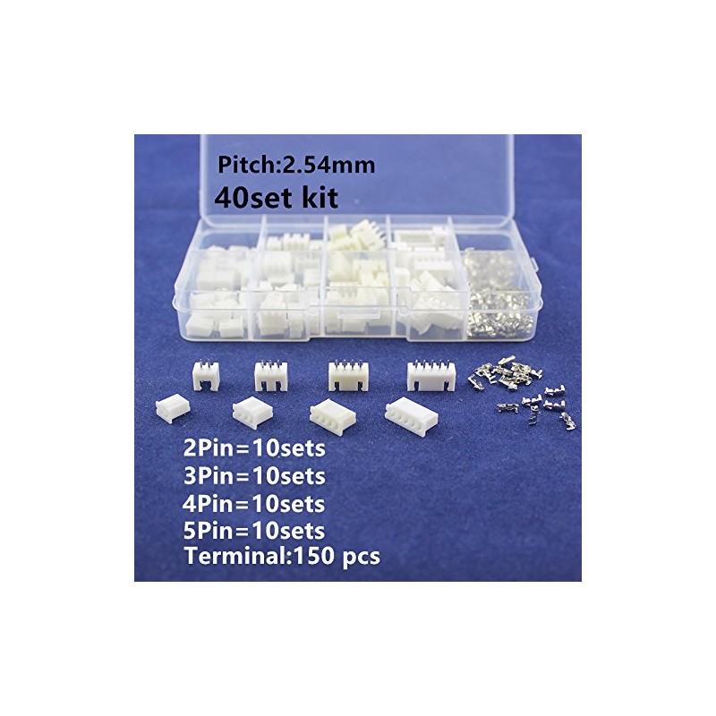 SODIAL 2 / 3 / 4 / 5 pin 2.54mm