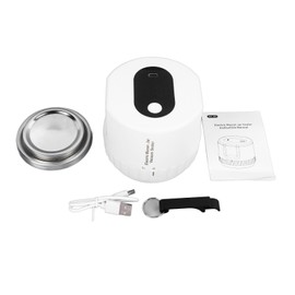 Electric Jar Vacuum Sealer Kit Automatic USB Rechargeable Canning Jars Vacuum Sealing Machine with Lids for Food Storage Fermentation White