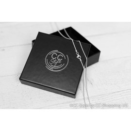 CC-Style Snake Chain in 925 Sterling Silver with Jewellery Box, Sterling Silver, No Gemstone