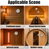 Sauna Thermometer and Hygrometer Combo – Precise Temperature & Humidity