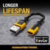 DEWALT USB to USB C Adapter 2 Pack, USB C
