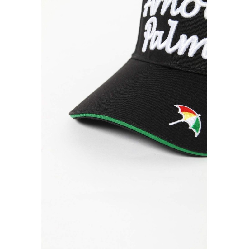 Arnold Palmer APCP-09H Men's Golf Cap, Logo Twill Cap, white