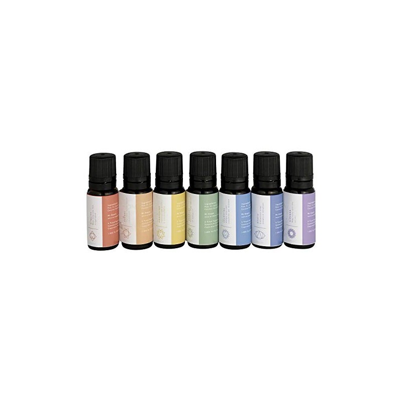 Mr. Steam Chakra Oil Blends, Set of 7