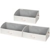 StorageWorks Closet Storage Bins, Trapezoid Organizer Box for Shelves, Fabric