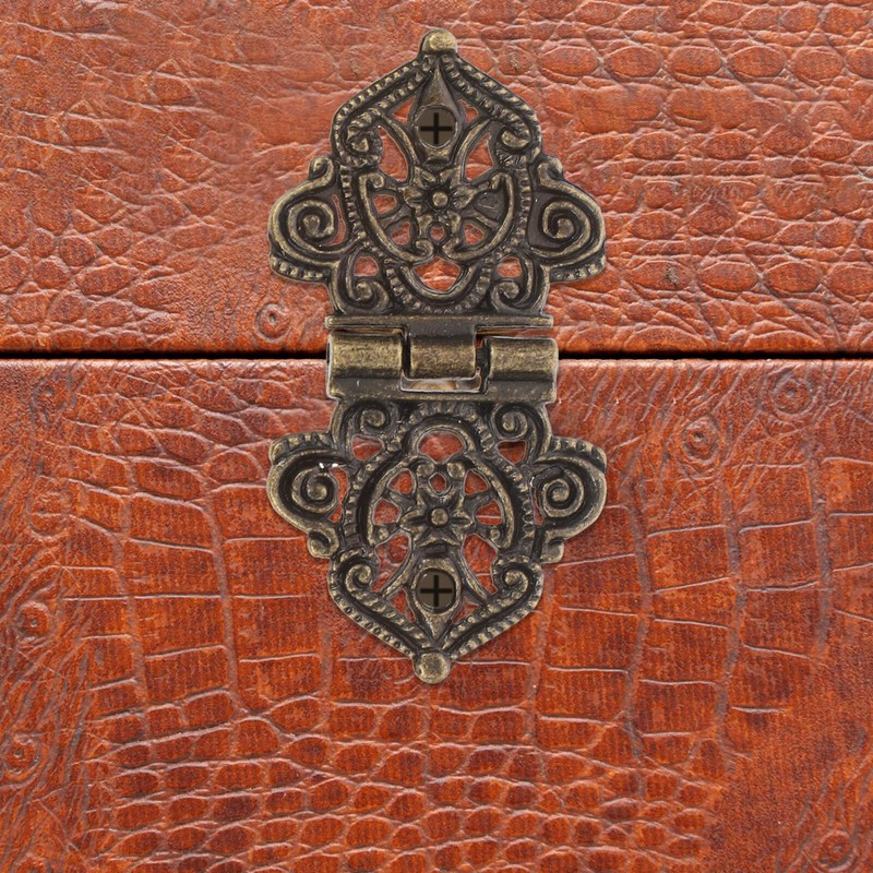 Operitacx 20 Pieces Antique Small Brass Hinges Box Hinges with