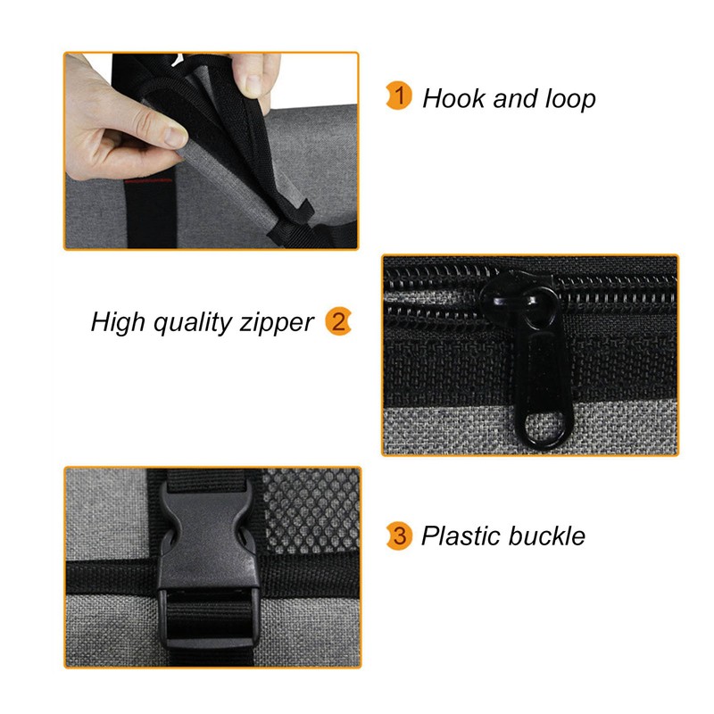 Desktop Computer Monitor Carrying Case Moving Monitor Screen Protective Bag