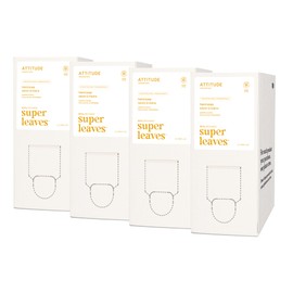 ATTITUDE Liquid Hand Soap, EWG Verified, Plant and Mineral-Based, Vegan Personal Care Products, Lemon Leaves, Bulk Refill Format, 67.6 Fl Oz