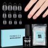 TOMICCA Artificial Nail Tips for Gel Nails, Gel Nails, Almond