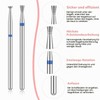 Set of 6 Tungsten Carbide Nail Cutter Attachments, Nail Cutter